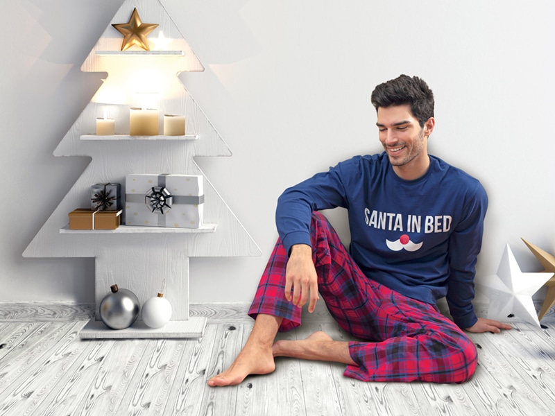 Miért jó ajándék a fehérnemű karácsonyra? Limitált szériás férfi pizsama