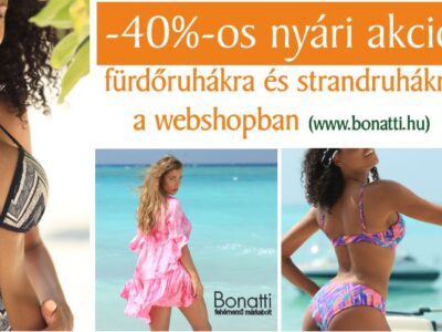 -40%-os nyári akció a Bonatti webshopban is!