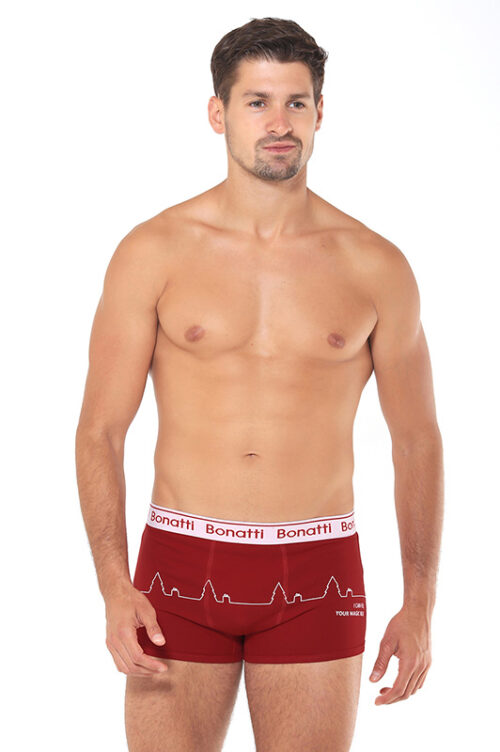 ROSS NG-21 -férfi boxer piros